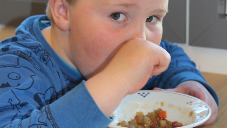 Ser ut til at maten smaker!