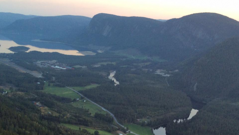 Utsikt mot sentrum. Utsikt mot sentrum.