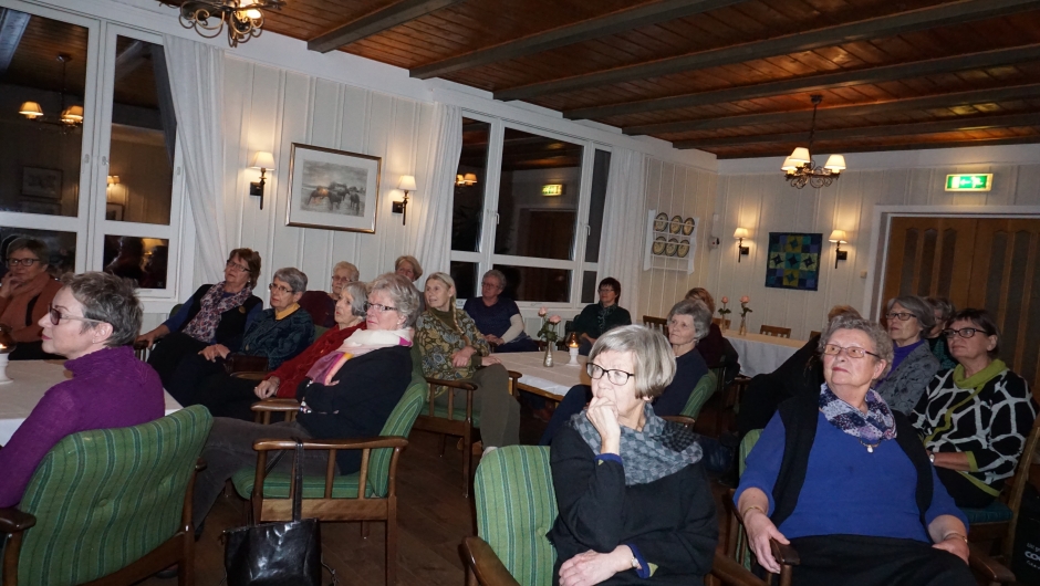 Aktive lyttere! Foto: Inger Amb