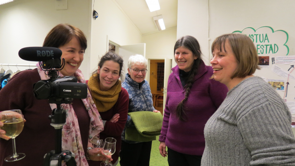 NBKs Helle hos fermenteringslaget. NBKs Helle hos fermenteringslaget.