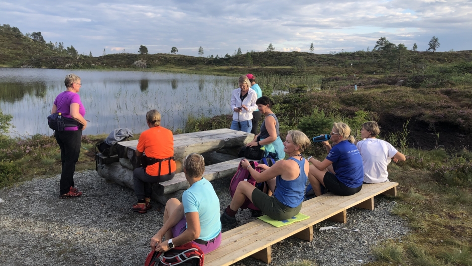 Rast ved Sandtjønna