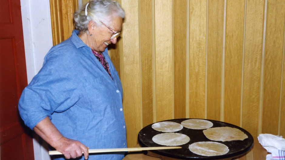 Stefanija Stipinovic styrer steken på takka Stefanija Stipinovic styrer steken på takka