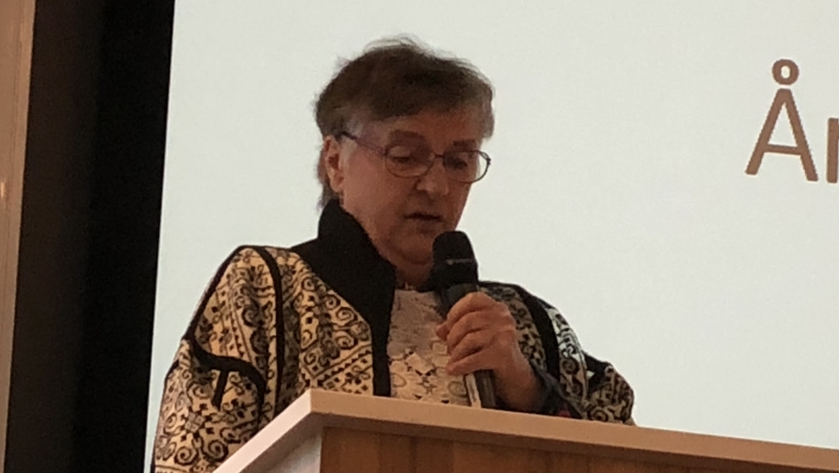 Eldbjørg Ulgenes Martinussen holdt Ord for dagen Eldbjørg Ulgenes Martinussen