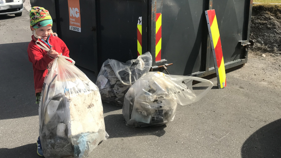 Både store og små var med Både store og små var med