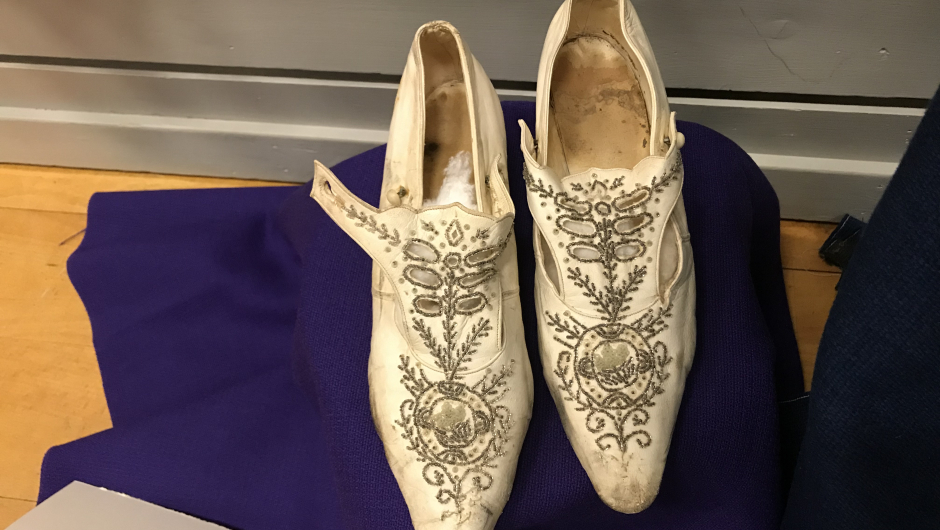 Flotte, broderte sko fra 1912 Flotte, broderte sko fra 1912