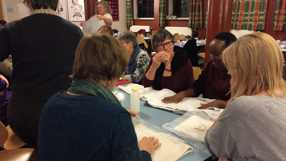 Stor iver langs engle"catwalken"