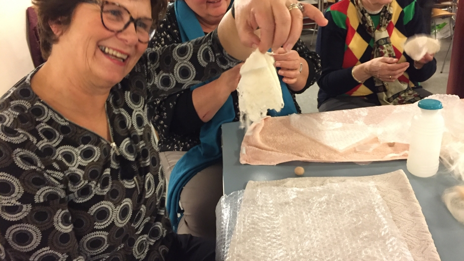 Ikke alltid like godt resultat. Dette ble nesten tovet brudekjole