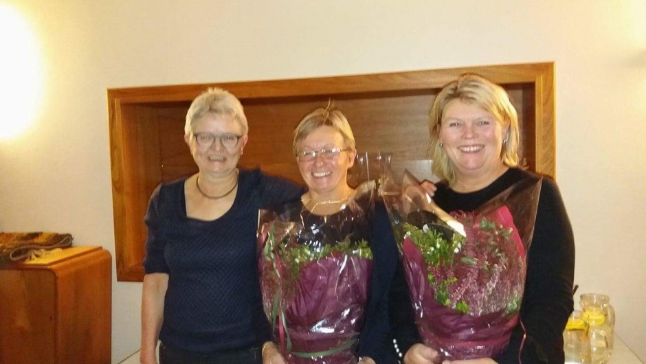 2 medlemmer som går ut av styret