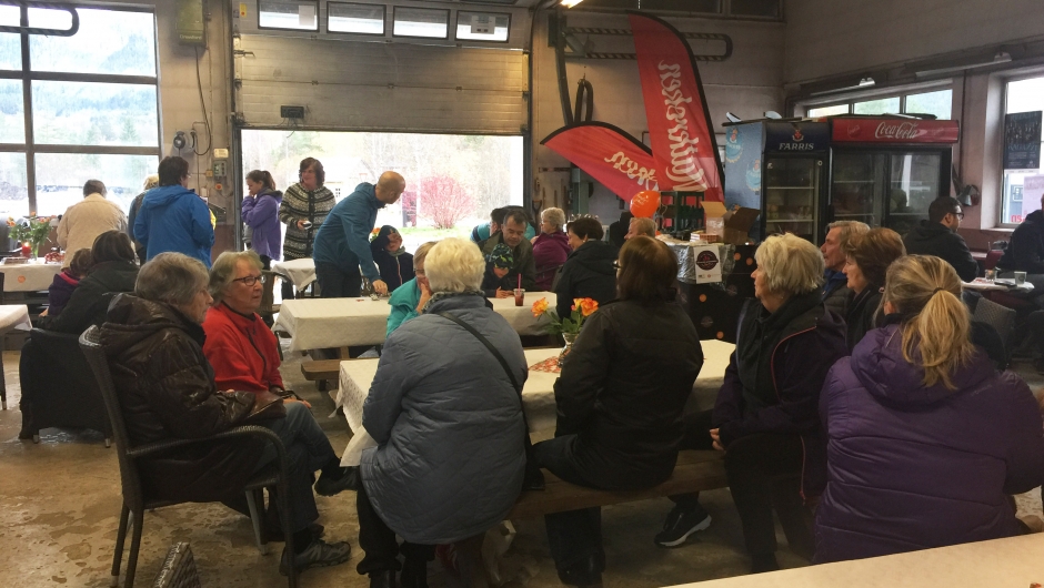 Veldig mange tok turen til Matkroken Veldig mange tok turen til Matkroken