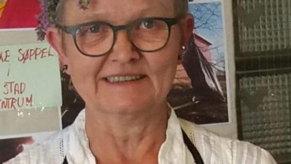 Fornøyd leder av Kråkstad Bygdekvinnelag