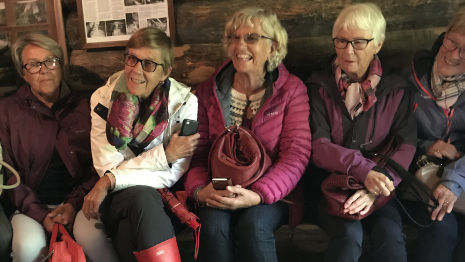 Interesserte tilhørere til Sveinungs mange kunnskaper og opplevelser