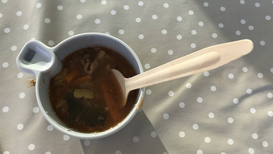 Nydeleg lammegryte laga av Mette Marie og Torbjørn. Sjå oppskrift. Nydeleg lammegryte laga av Mette Marie og Torbjørn. Sjå oppskrift.