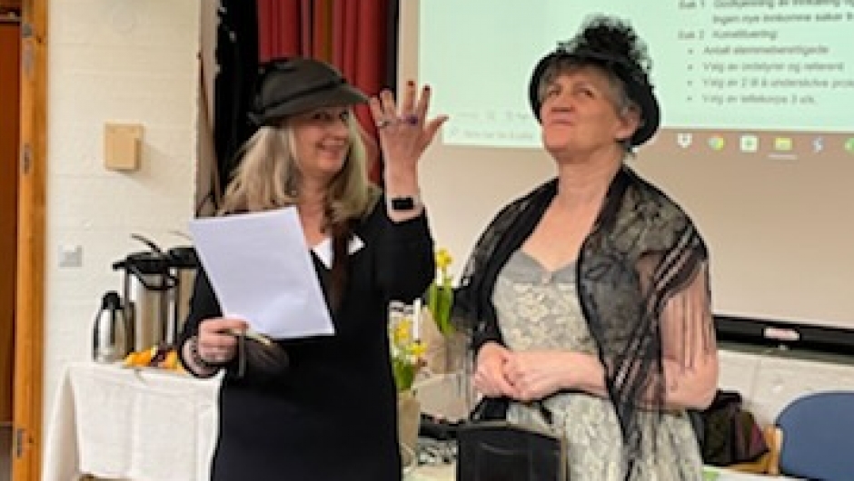 Stor besøk av Olga Bjoner