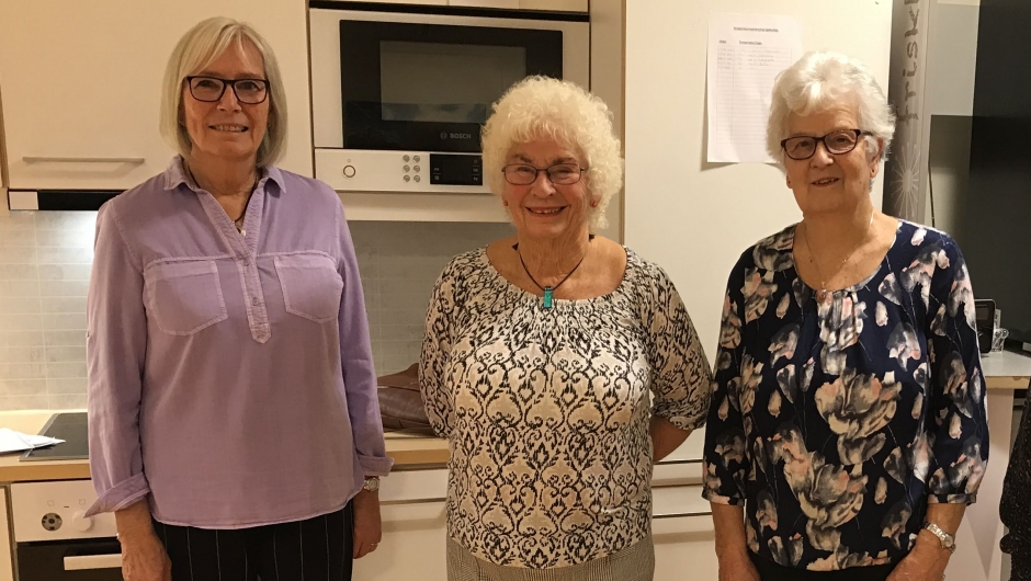 Forsangarane Vigdis, Astrid og Vesla. Bodil var der også!