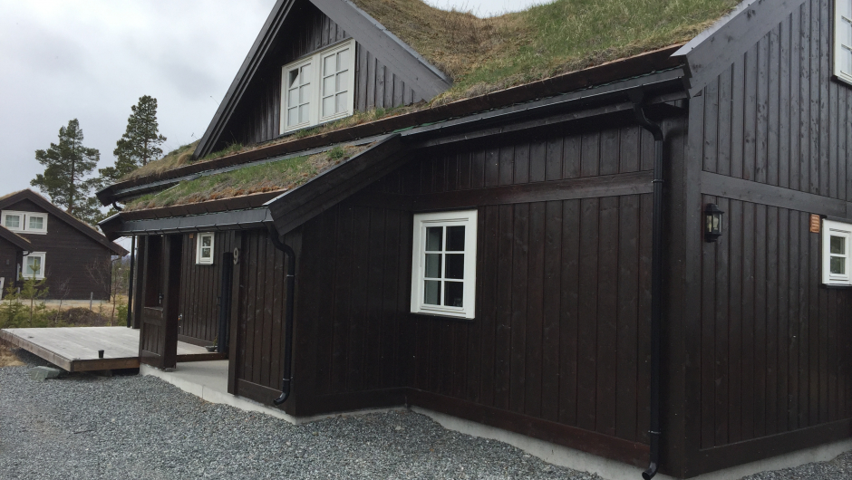 Astrid Hoel sin flotte hytte på Nesbyen