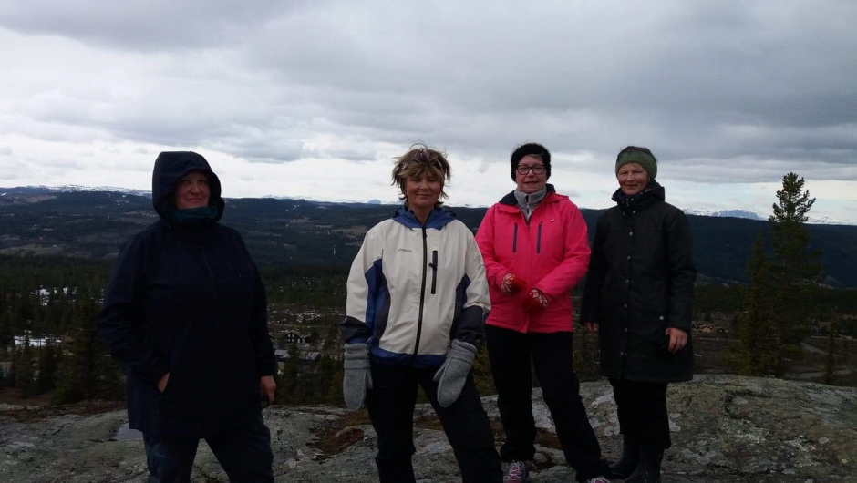 Det ble tid til en tur mellom øktene