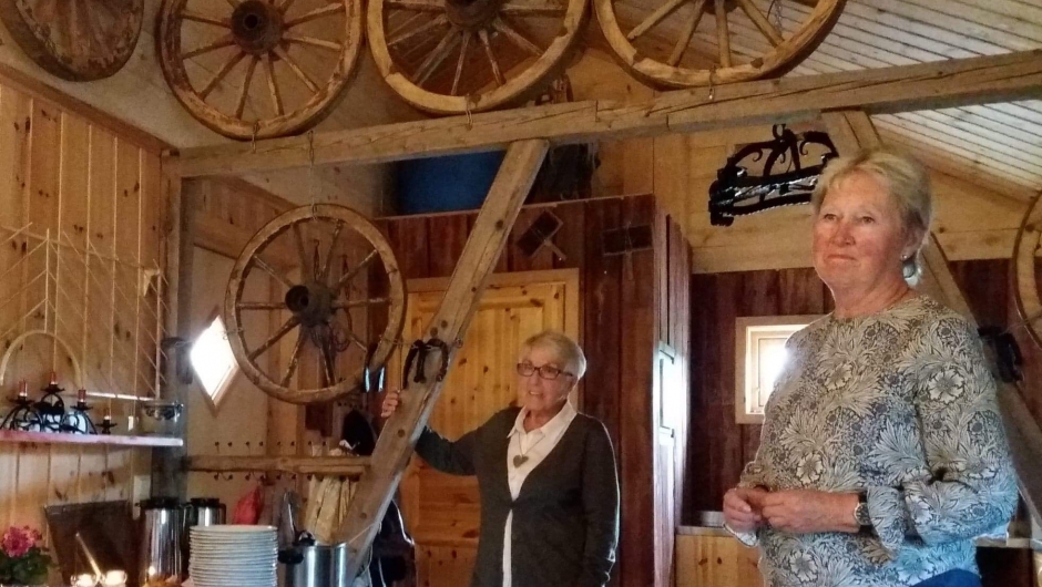 Vertinner for kvelden var Sidsel og Grethe