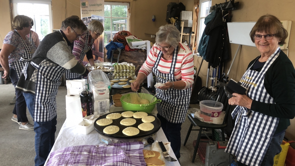 Lappekakesteiking Mye mat