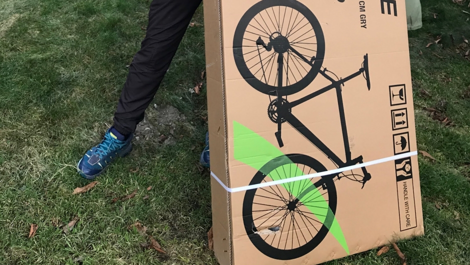 Her er sykkelen! Her er sykkelen!