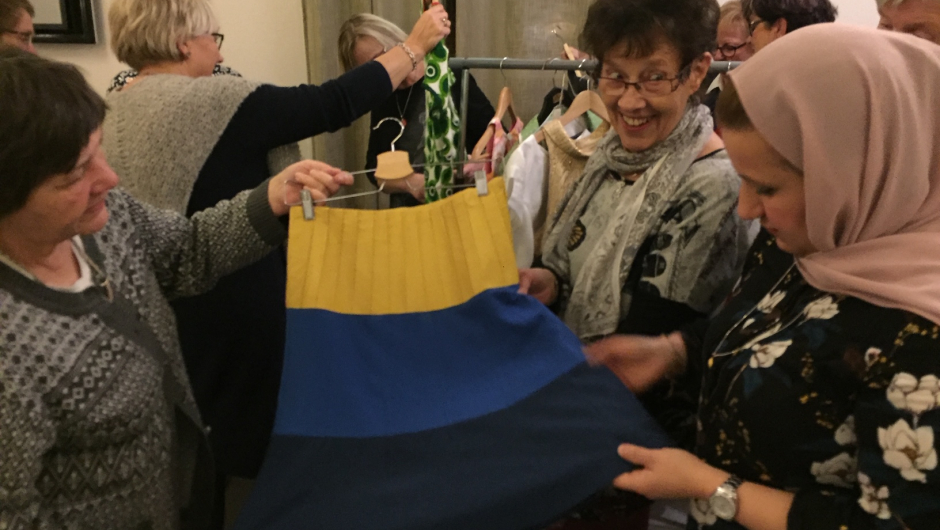 Arbeidene beundres av medlemmene i laget