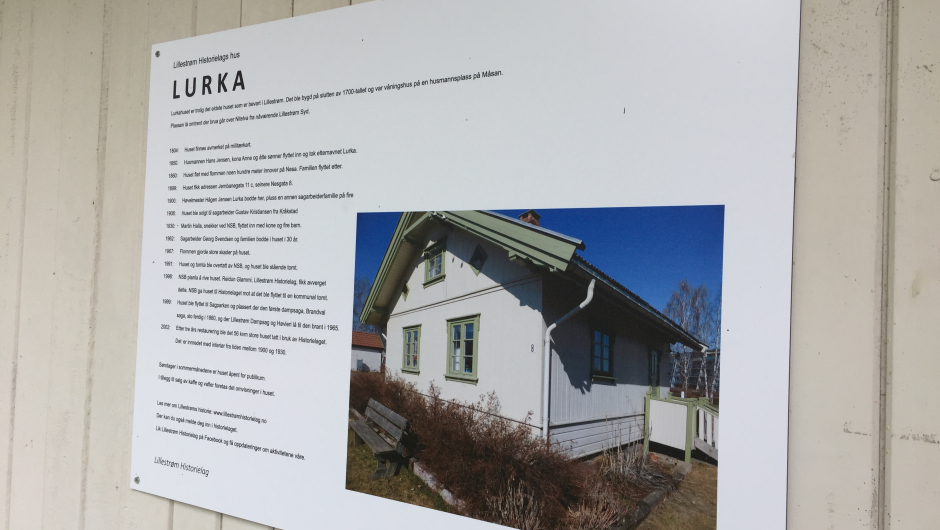 Historiske Lurkahuset på Elvebredden