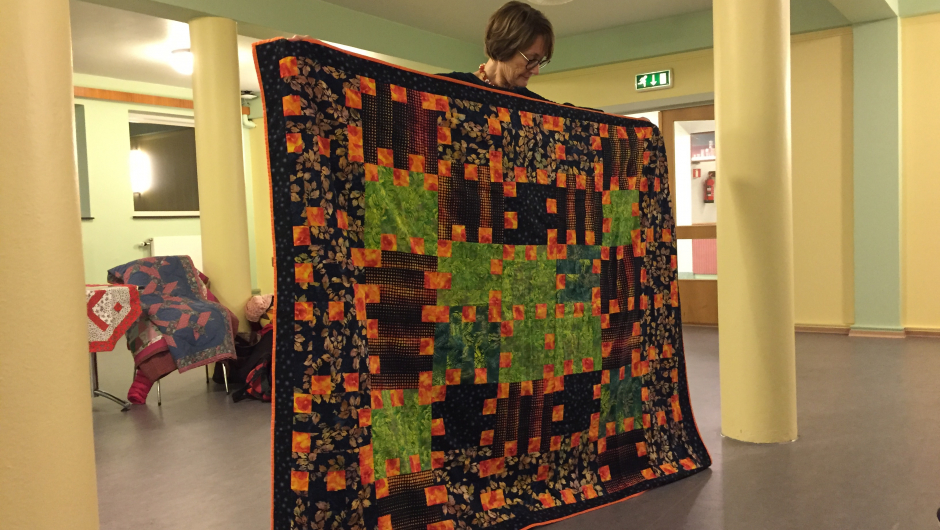 Et imponerende stort og flott teppe