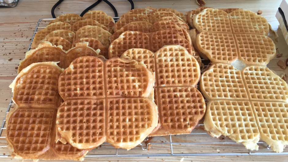 Vafler er alltid godt