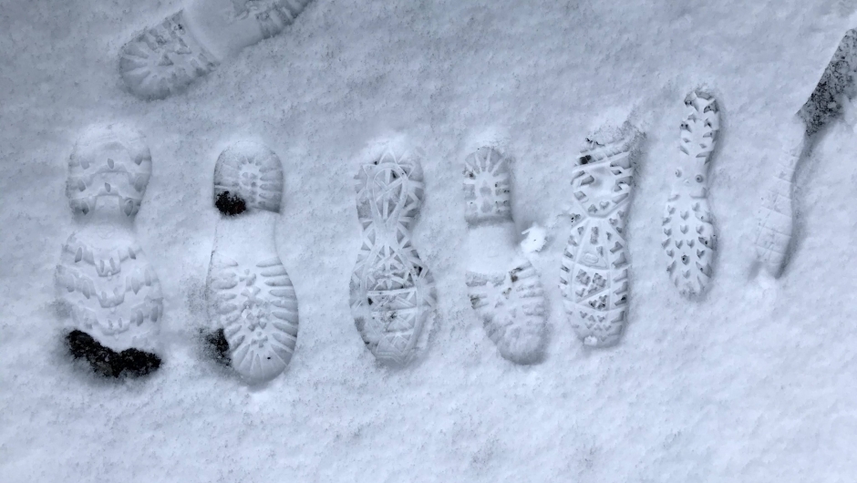 Snøkave på turen, så her er mønster av skorne! Snøkave på turen, så her er mønster av skorne!