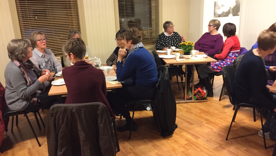 Ivrige damer med gode bidrag til Årsmøtet