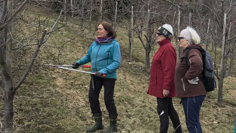 Anne og Liv er ivrige deltakarar.. Anne og Liv er ivrige delakarar.