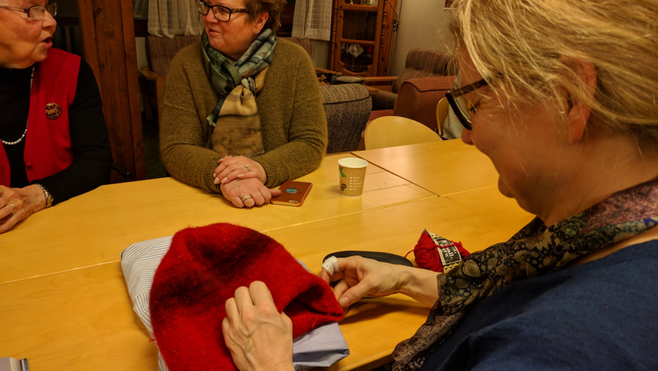 Også var det ei ullue som måtte forandres litt