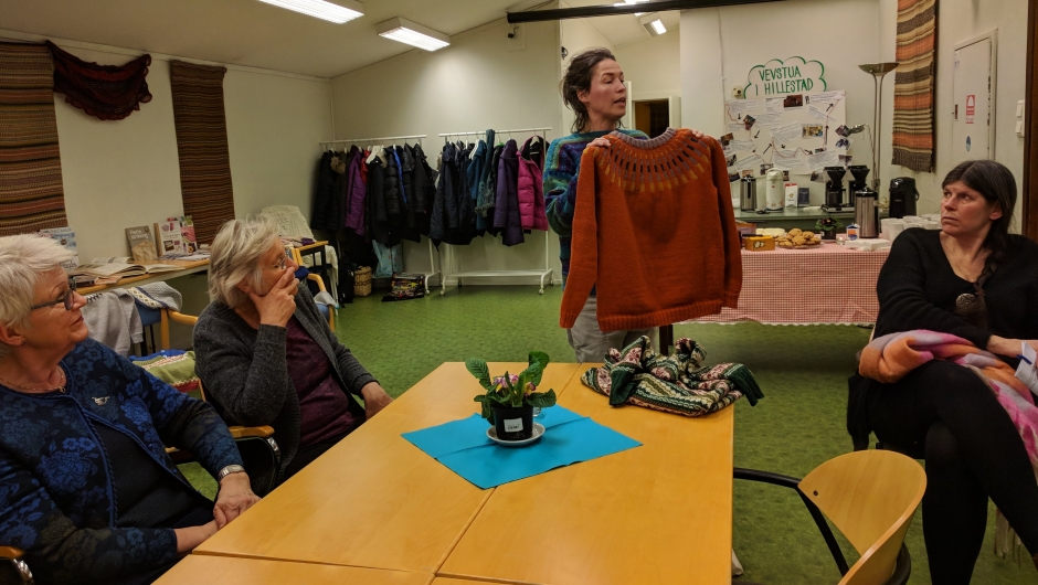 Randi Traet, Mimi Vooren (begge vertinner for kvelden), Ingvild og Inger johanne