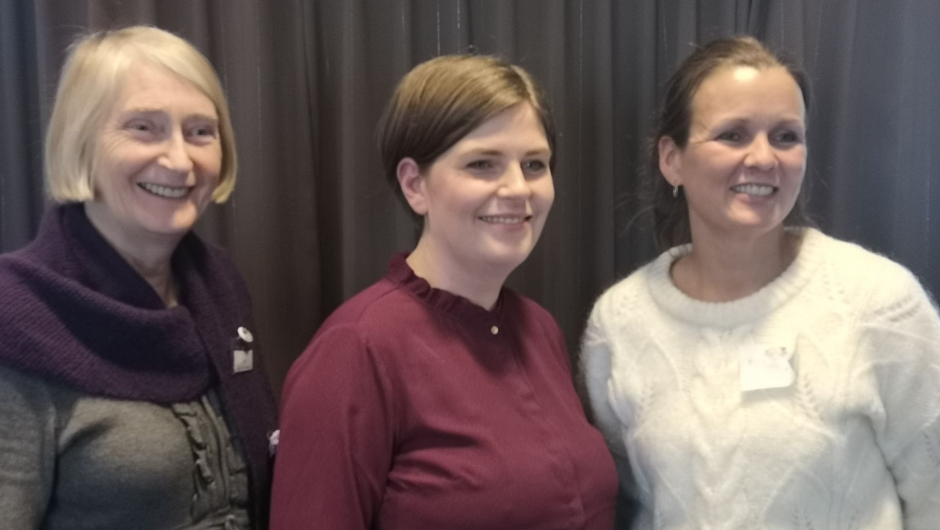 Innleiarane på møtet var Grethe Brundtland frå NBK, Lene Havåg og Marthe Halvorsen. Innleiarane på møtet var Grethe Brundtland frå NBK, Lene Havåg og Marthe Halvorsen.