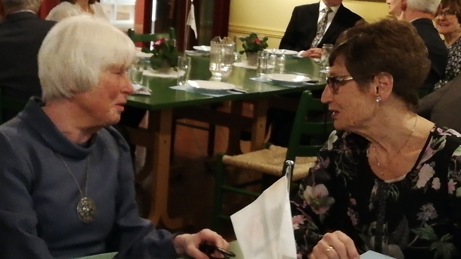 Et trofast "gammelt" medlem og et nytt, Unni og Inge