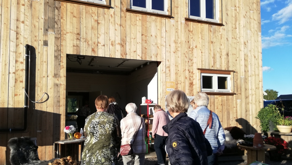 Driftsbygningen er ennå ikke helt ferdig, men likevel nok å se på Driftsbygningen er ennå ikke helt ferdig, men likevel nok å se på