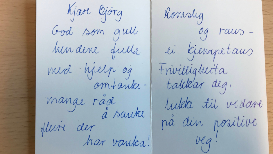 Helsing frå frivillige lag i Valldal. Helsing frå frivillige lag i Valldal.