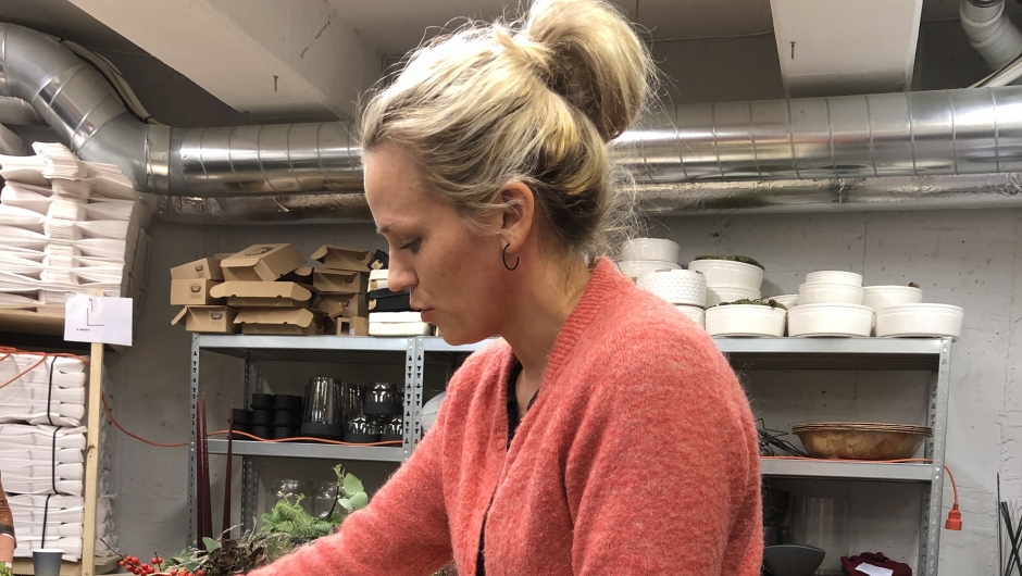 Elie underviser. Kransekurs