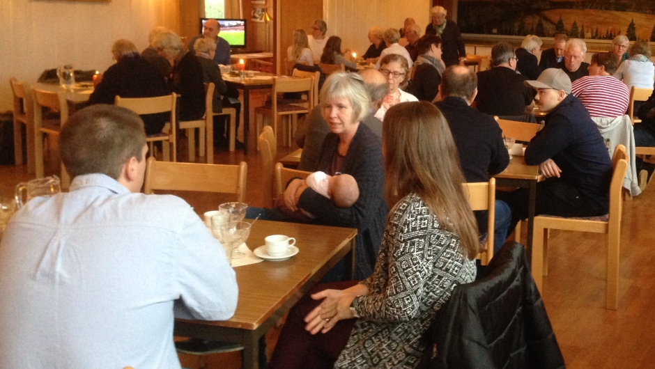 Kafe i store salen