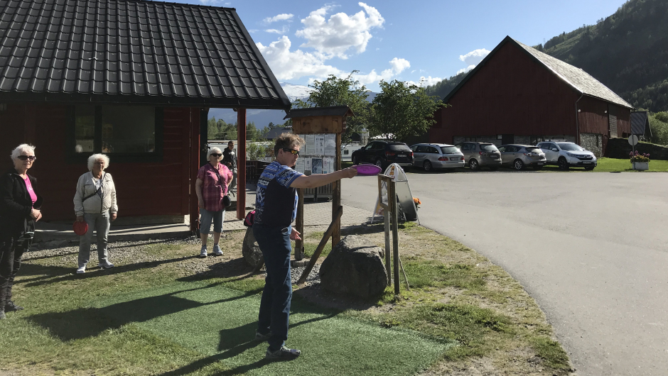 Bodil i full konsentrasjon. Bodil i full konsentrasjon.