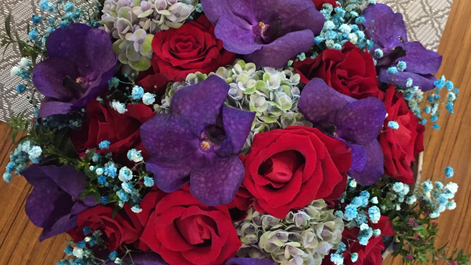 Nydelig blomsterdekorasjon