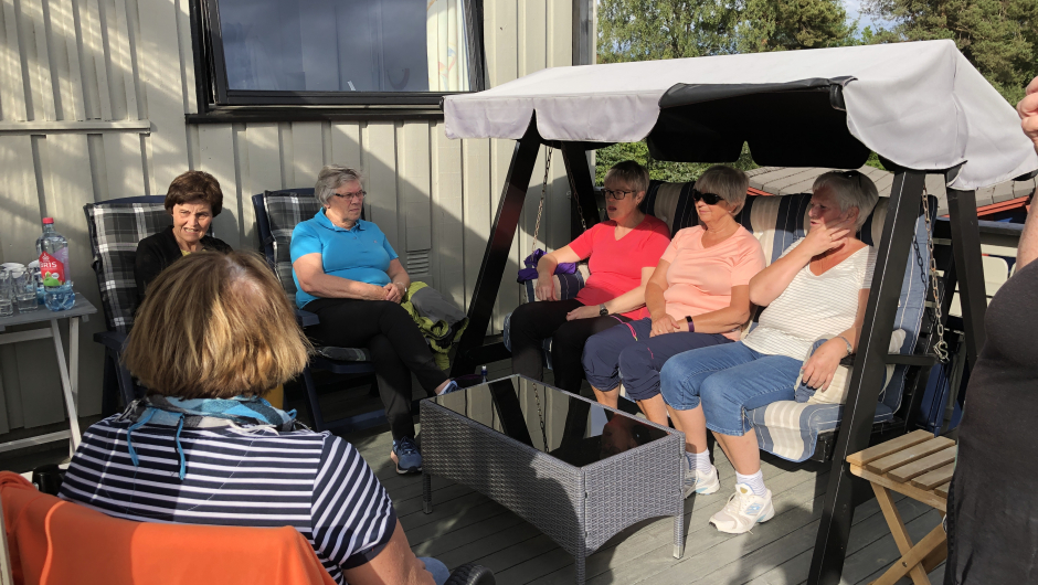 Kaffe på terassen hos Mariann Kaffe på terassen hos Mariann