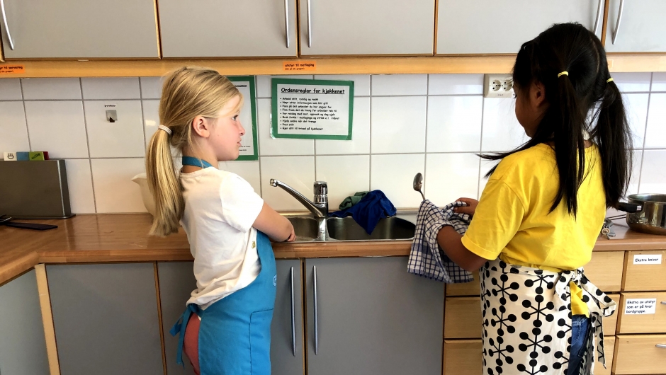 Litt oppvask må også til! Litt oppvask må også til!