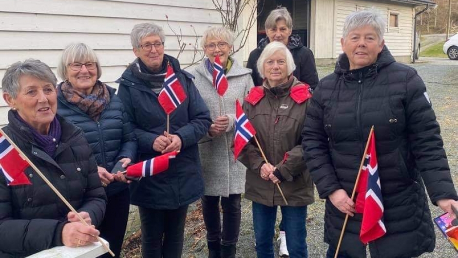 Medlemmene som var på besøk.