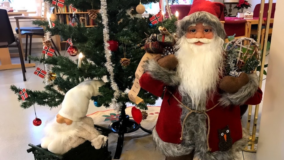 Julepynt på stova. Julepynt på stova.