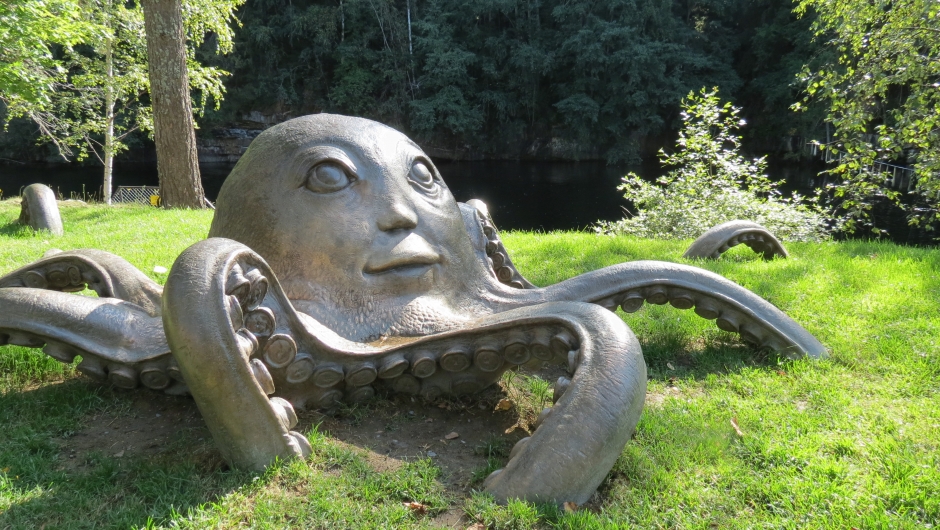 "Octopus" fra 1997 av Bjarne Melgaard