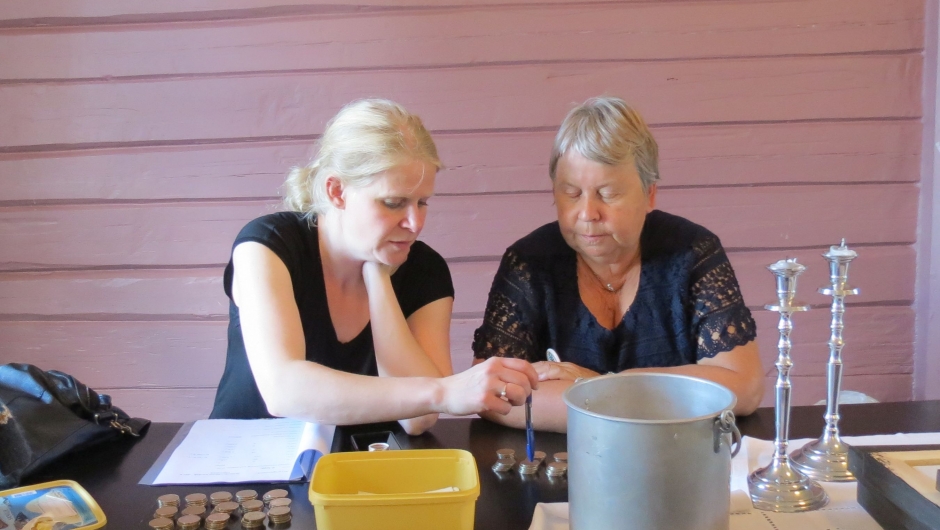 Og tilslutt skulle det telles: Nina Traet og Randi Svebakk-Johansen Og tilslutt skulle det telles: Nina Traet og Randi Svebakk-Johansen