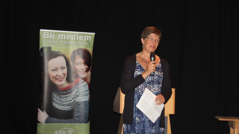 Astrid Stubrud fortalte litt om Vegmuseet Astrid Stubrud fortalte litt om Vegmuseet