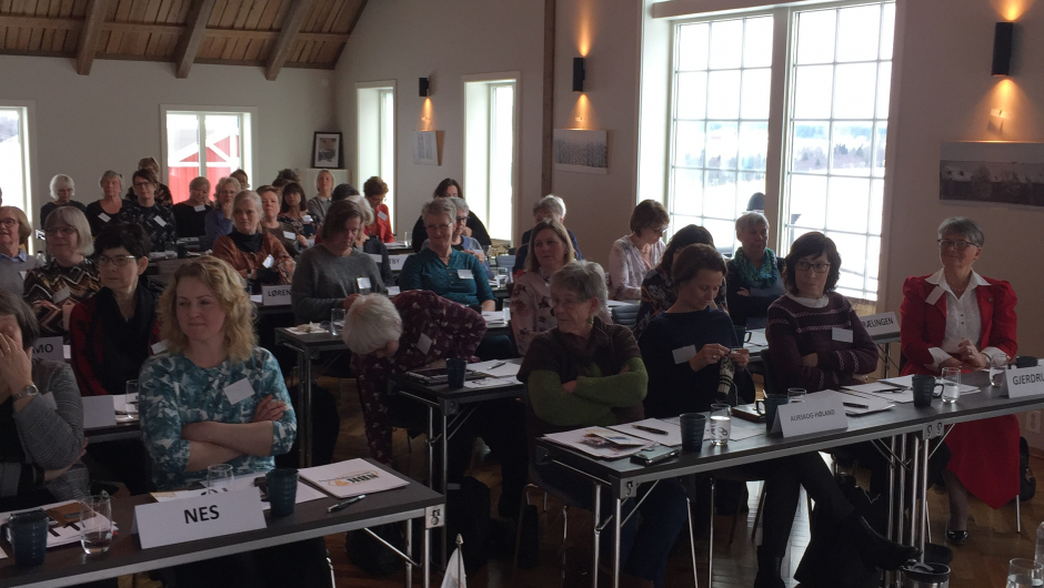 Delegater underveis i møtet Delegater underveis i møtet.