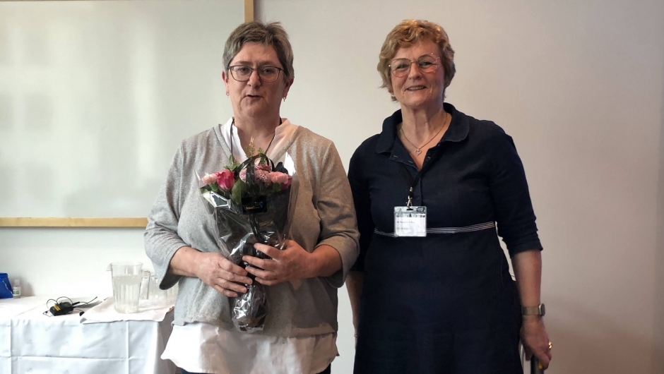 Tidlegare leiar, Monika Frisvold Vågan og noverande Liv Borghild Hildre. Tidlegare leiar, Monika Frisvold Vågan og noverande Liv Borghild Hildre.