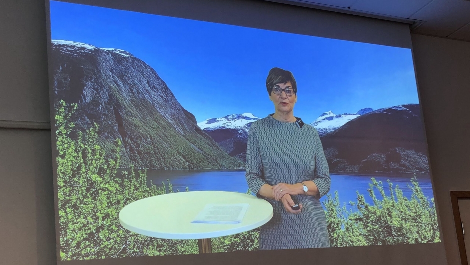 Ordførar Eva Hove med videoinnlegg om frivillighetens år, 2022. Ordførar Eva Hove med videoinnlegg om frivillighetens år, 2022.